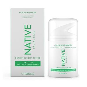 NATIVE Sensitive Daily Facial Moisturizer, NEW
